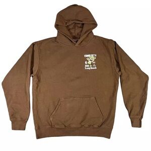 ComplexCon x Verdy 2022 Long Beach Brown Pullover Hoodie Sizes XS & S Available